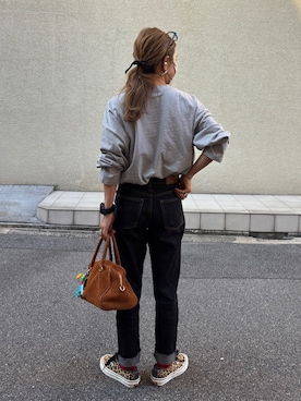 「VANS(バンズ)のアイテム」を使った、𝚜𝚊𝚢𝚊さん(レディース・152cm)の秋コーディネート