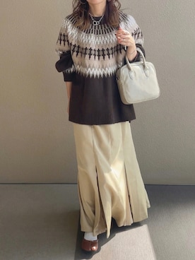 「秋のカフェオレコーデ」｜「アイテム（その他）」を使った、𝚜𝚊𝚢𝚊さん（レディース・152cm）の秋コーディネート