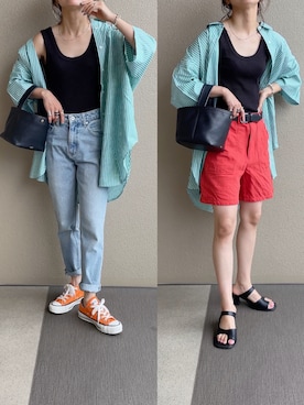 𝚜𝚊𝚢𝚊さん(レディース・152cm)の春コーディネート