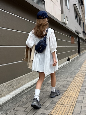 「THE SHINZONE（ザ　シンゾーン）のアイテム」を使った、𝚜𝚊𝚢𝚊さん（レディース・152cm）の春コーディネート