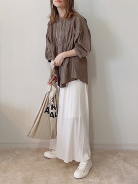 「coen by SIZU（コーエンバイシズ）のアイテム」を使った、𝚜𝚊𝚢𝚊さん（レディース・152cm）の夏コーディネート