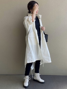 「Lucida（ルシーダ）のアイテム（ブーツ）」を使った、𝚜𝚊𝚢𝚊さん（レディース・152cm）の秋コーディネート