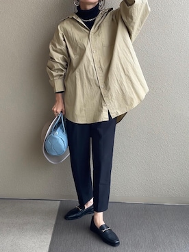 「Chaco closet（チャコ クローゼット）のアイテム」を使った、𝚜𝚊𝚢𝚊さん（レディース・152cm）の秋コーディネート