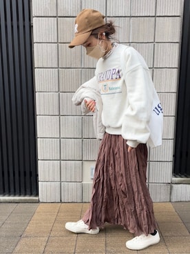 𝚜𝚊𝚢𝚊さん（レディース・152cm）の冬コーディネート