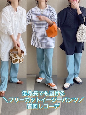 「w closet」｜「アイテム（その他）」を使った、𝚜𝚊𝚢𝚊さん（レディース・152cm）の春コーディネート