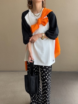 「トーアンドトー」｜𝚜𝚊𝚢𝚊さん（レディース・152cm）の春コーディネート