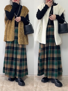 𝚜𝚊𝚢𝚊さん（レディース・152cm）の冬コーディネート