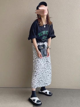 「ミニショルダー」｜「アイテム（その他）」を使った、𝚜𝚊𝚢𝚊さん（レディース・152cm）の夏コーディネート
