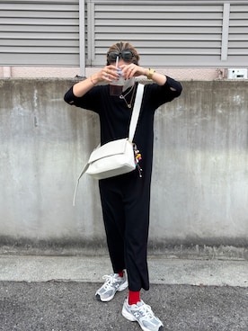 「アイテム（ワンピース）」を使った、𝚜𝚊𝚢𝚊さん（レディース・152cm）の秋コーディネート