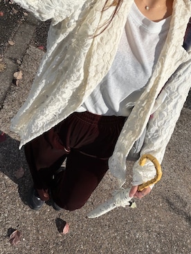 「アイテム（その他アウター）」を使った、krh810さん（レディース・154cm・30代）の秋コーディネート