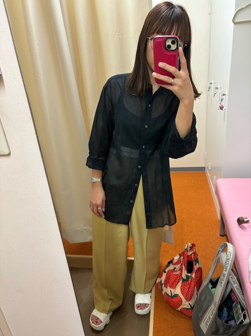セール】『2サイズ展開』フリンジストレートパンツ（その他