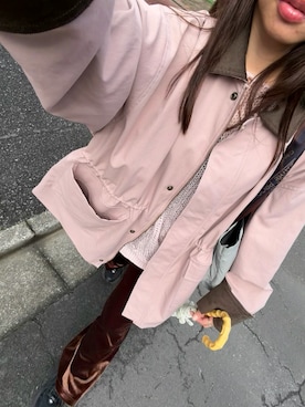 「アイテム（ミリタリージャケット）」を使った、krh810さん（レディース・154cm）の秋コーディネート