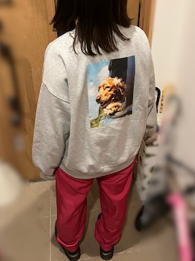 「アイテム（スウェット）」を使った、krh810さん（レディース・154cm・30代）の冬コーディネート