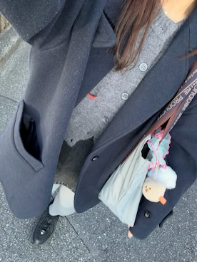 「アイテム（カーディガン/ボレロ）」を使った、krh810さん（レディース・154cm・30代）の秋コーディネート