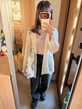 「KBF（ケイビーエフ）のアイテム（ジャケット/アウター）」を使った、krh810さん（レディース・154cm）の春コーディネート