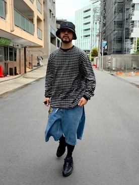 「COOTIE PRODUCTIONS（クーティープロダクションズ）のアイテム」を使った、Rainyさん（メンズ・174cm）の春コーディネート
