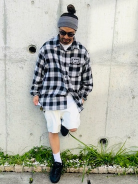 「アイテム（シャツ/ブラウス）」を使った、Rainyさん（メンズ・174cm）の秋コーディネート
