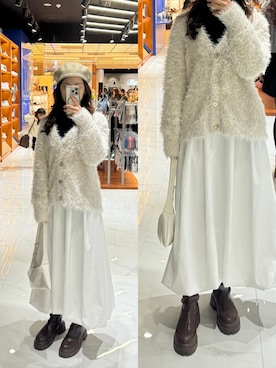 Tiffany Tsengさん（レディース・156cm）の冬コーディネート