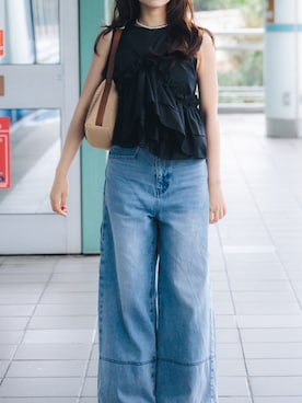 Tiffany Tsengさん（レディース・156cm）の春コーディネート