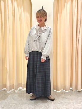 「レトロ」｜「アイテム（その他シューズ）」を使った、オ オ サ トさん（レディース・157cm）の秋コーディネート
