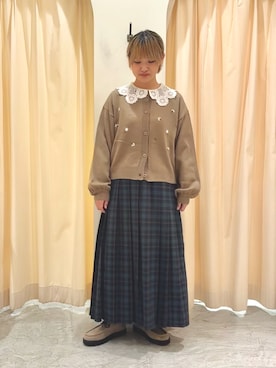 「レトロ」｜「アイテム（その他シューズ）」を使った、オ オ サ トさん（レディース・157cm）の秋コーディネート