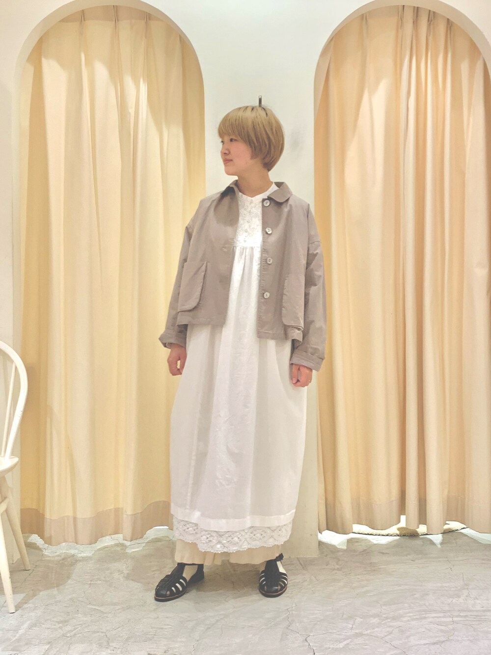 TSUHARU 　クルーニーレースワンピース TSUHARU by Samansa Mos2（ツハルバイサマンサモスモス）の