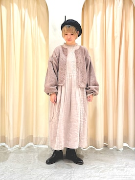「TSUHARU by Samansa Mos2（ツハルバイサマンサモスモス）のアイテム（ブーツ）」を使った、オ オ サ トさん（レディース・157cm）の秋コーディネート