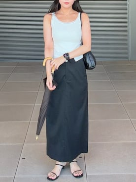 「LE TALON（ルタロン）のアイテム」を使った、rubyさん（レディース・161cm）の夏コーディネート
