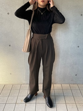 Nさん（レディース・161cm）の秋コーディネート