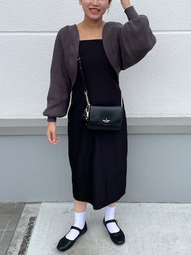 「JUNOAH（ジュノア）のアイテム」を使った、Nさん（骨格ストレート・レディース・161cm）の春コーディネート