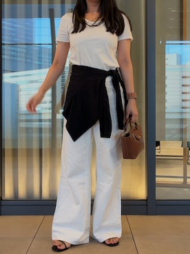 「LOEWE（ロエベ）のアイテム」を使った、rubyさん（レディース・161cm）の秋コーディネート