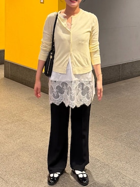 「FRAY I.D（フレイアイディー）のアイテム」を使った、rubyさん（レディース・161cm）の春コーディネート