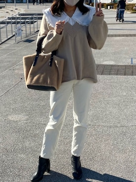 Nさん（レディース・160cm）の冬コーディネート