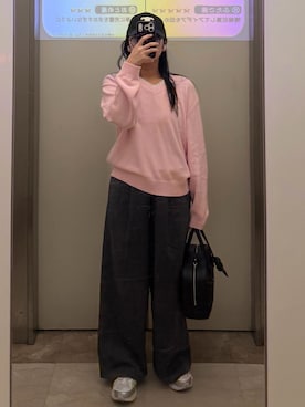 「GENERAL IDEA（ジェネラルアイデア）のアイテム（トップス）」を使った、rubyさん（レディース・161cm）の春コーディネート