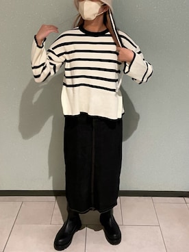 「classicalelf（クラシカルエルフ）のアイテム（ブーツ）」を使った、Nさん（レディース・161cm）の秋コーディネート