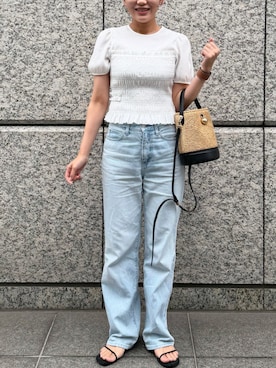「LE TALON（ルタロン）のアイテム」を使った、rubyさん（レディース・161cm）の夏コーディネート