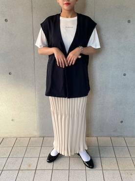 「select MOCA by misato（セレクトモカバイミサト）のアイテム」を使った、rubyさん（レディース・161cm）の秋コーディネート