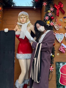 「sakishimatokyo（サキシマトーキョー）のアイテム」を使った、Nさん（骨格ストレート・レディース・161cm）の冬コーディネート