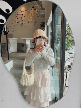 「merry jenny（メリージェニー）のアイテム（帽子）」を使った、🧸 315 🧸さん（レディース・145cm）の秋コーディネート