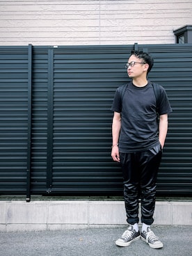 「BASECONTROL（ベースコントロール）のアイテム（アクセサリー）」を使った、N_RaF_nistaさん（メンズ・163cm）の夏コーディネート