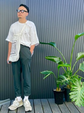 「fort point（フォーポイント）のアイテム」を使った、N_RaF_nistaさん（メンズ・163cm）の秋コーディネート