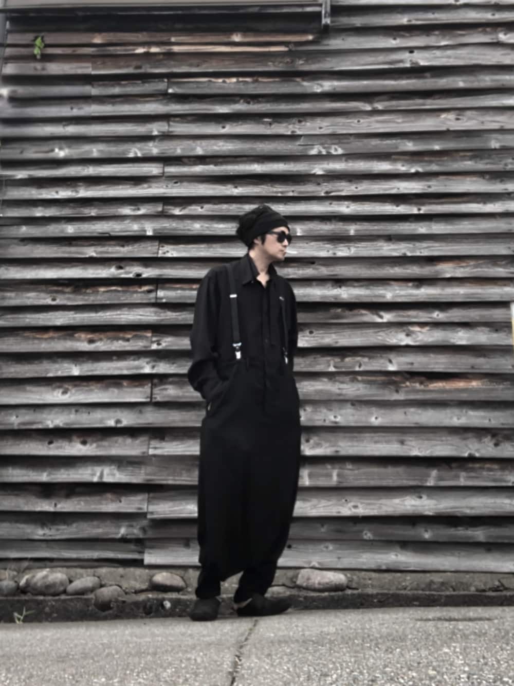 Yohji Yamamoto POUR HOMMEのサスペンダーを使った人気