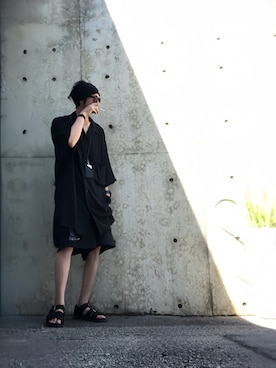 「アイテム（リング）」を使った、yst(不定期)さん（メンズ・172cm）の夏コーディネート
