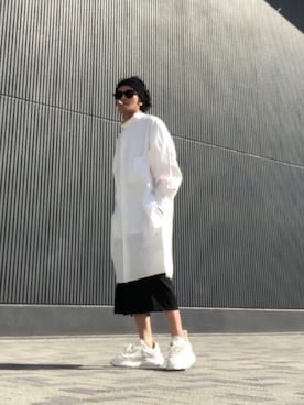 「SISE（シセ）のアイテム（パンツ）」を使った、yst(不定期)さん（メンズ・172cm）の秋コーディネート
