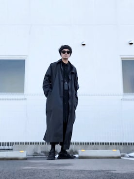 「アイテム（サングラス）」を使った、yst(不定期)さん（メンズ・172cm）の冬コーディネート