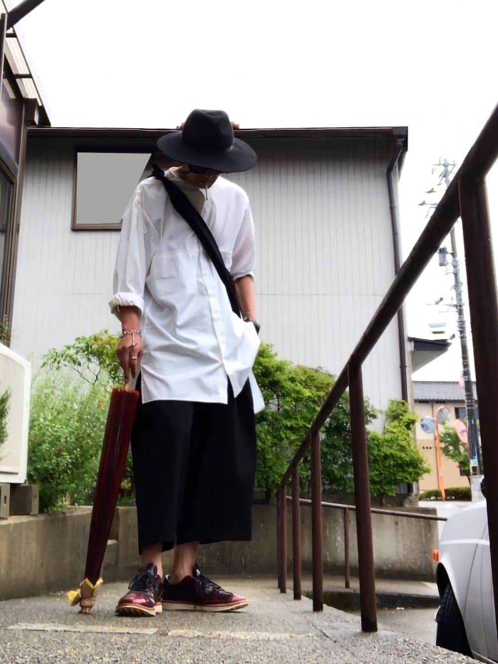 yst(不定期)｜Yohji Yamamoto POUR HOMMEのハットを使った 