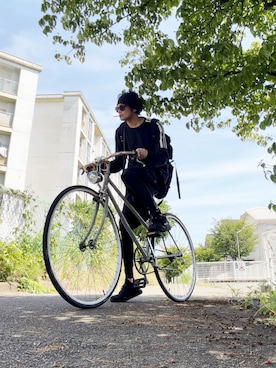 「PRADA（プラダ）のアイテム」を使った、yst(不定期)さん（メンズ・172cm）の夏コーディネート
