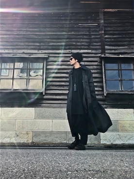 「アイテム（パスケース）」を使った、yst(不定期)さん（メンズ・172cm）の秋コーディネート