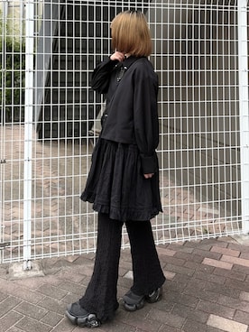 「HARE（ハレ）のアイテム（アクセサリー）」を使った、MIHOさん（レディース・153cm）の春コーディネート