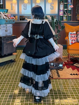 「HARE（ハレ）のアイテム（バッグ）」を使った、MIHOさん（レディース・153cm）の夏コーディネート